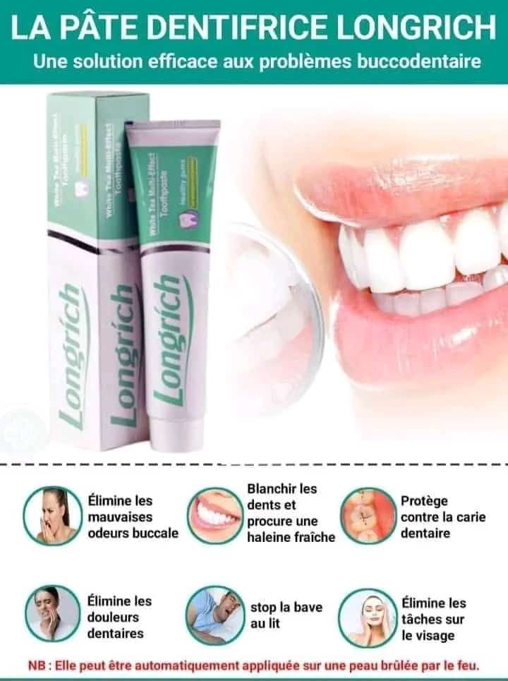 Pâte dentifrice LONGRICH 5000 FCFA