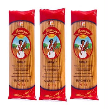 Spaghettis de 500g 700 FCFA