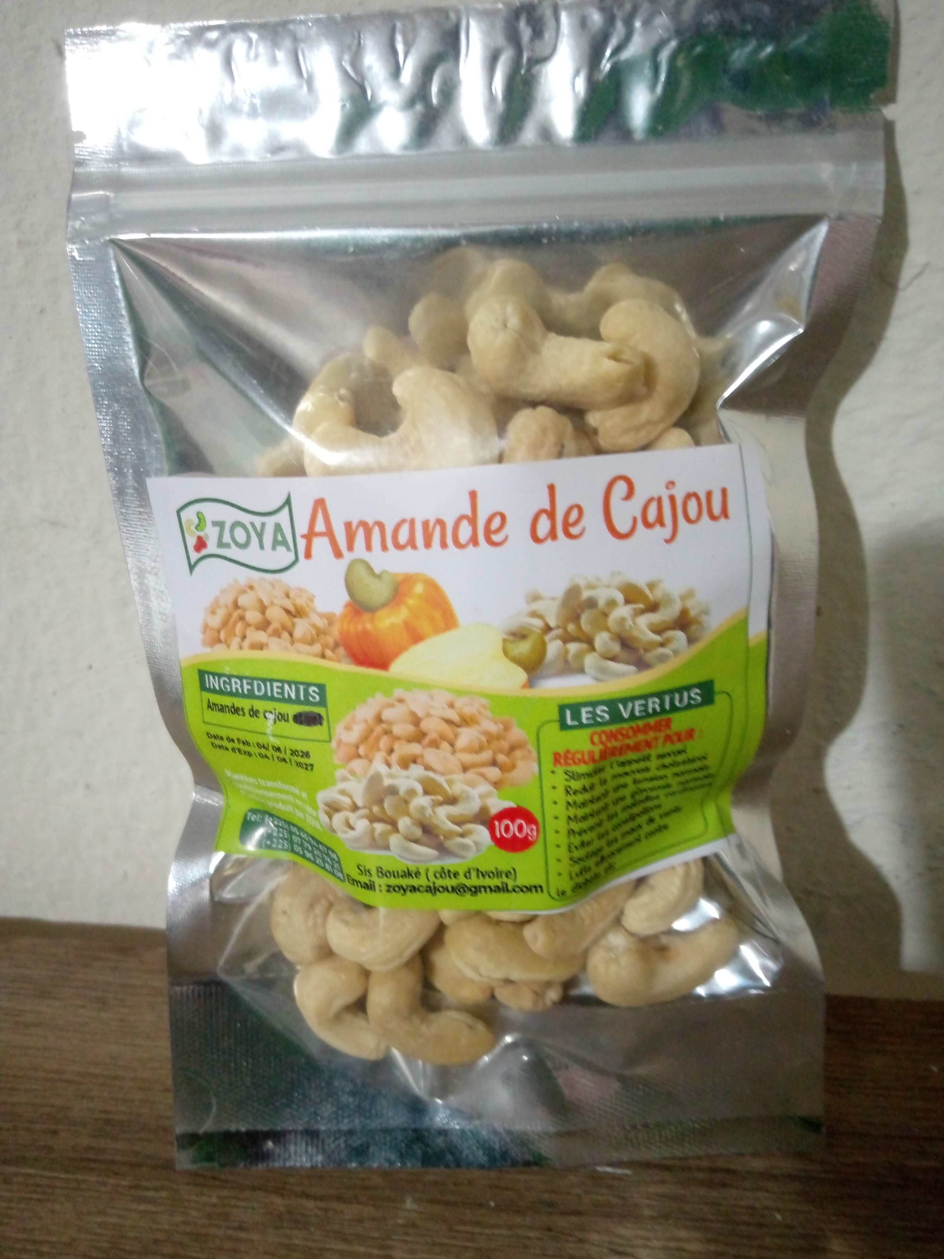 NOIX DE CAJOU RÔTIES