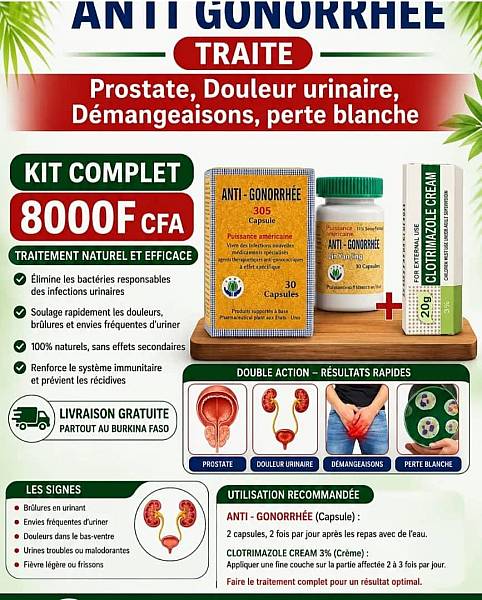 Promotion sur Anti gonorrhée