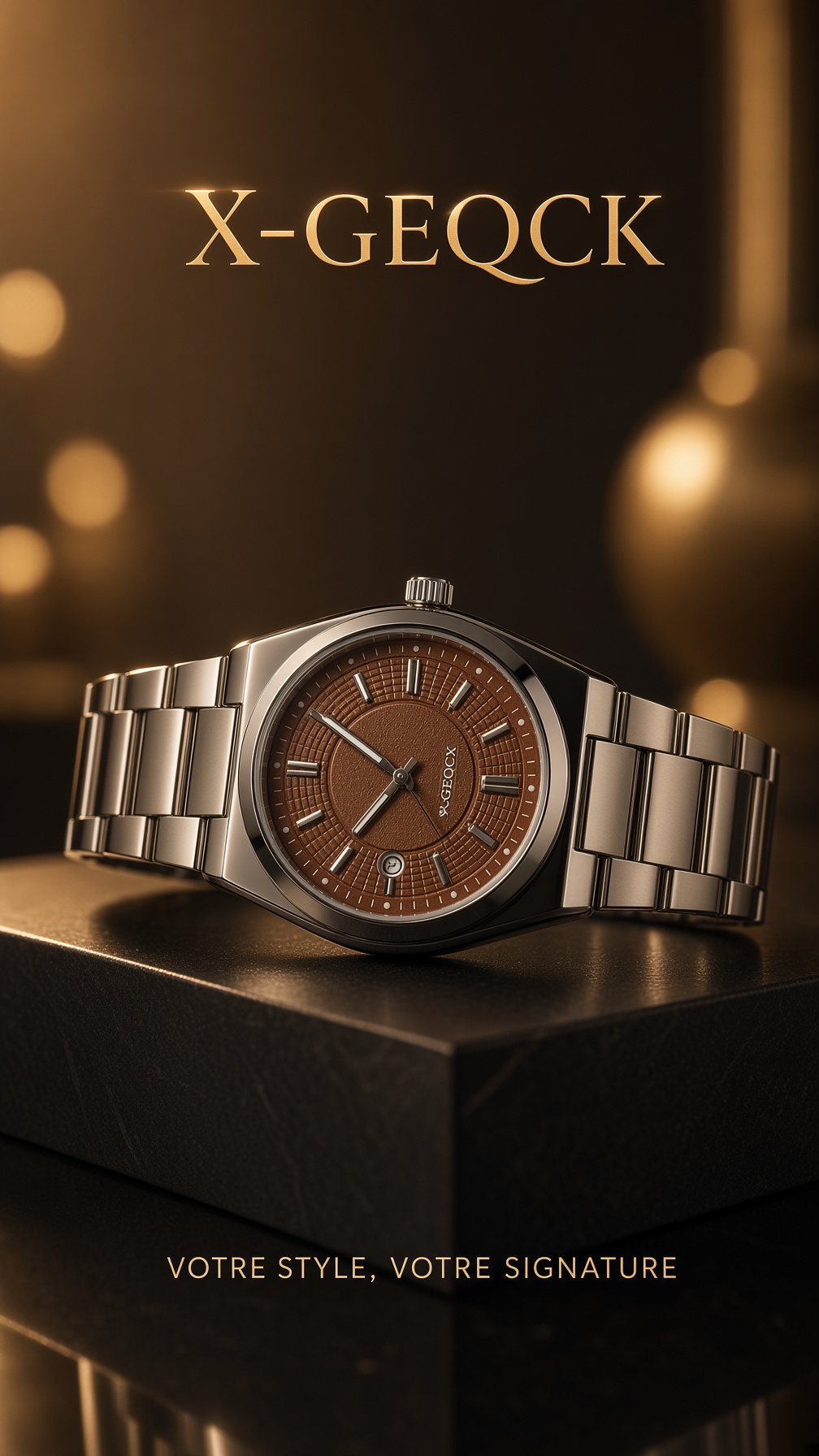 X-GEQCK Marron