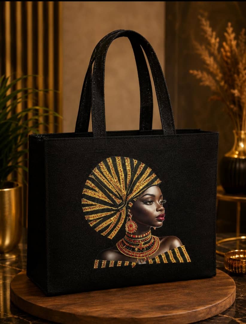 Sac en jutes, kanvo et  impression