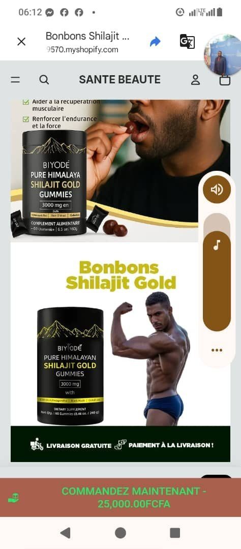 Shilajit bonbon