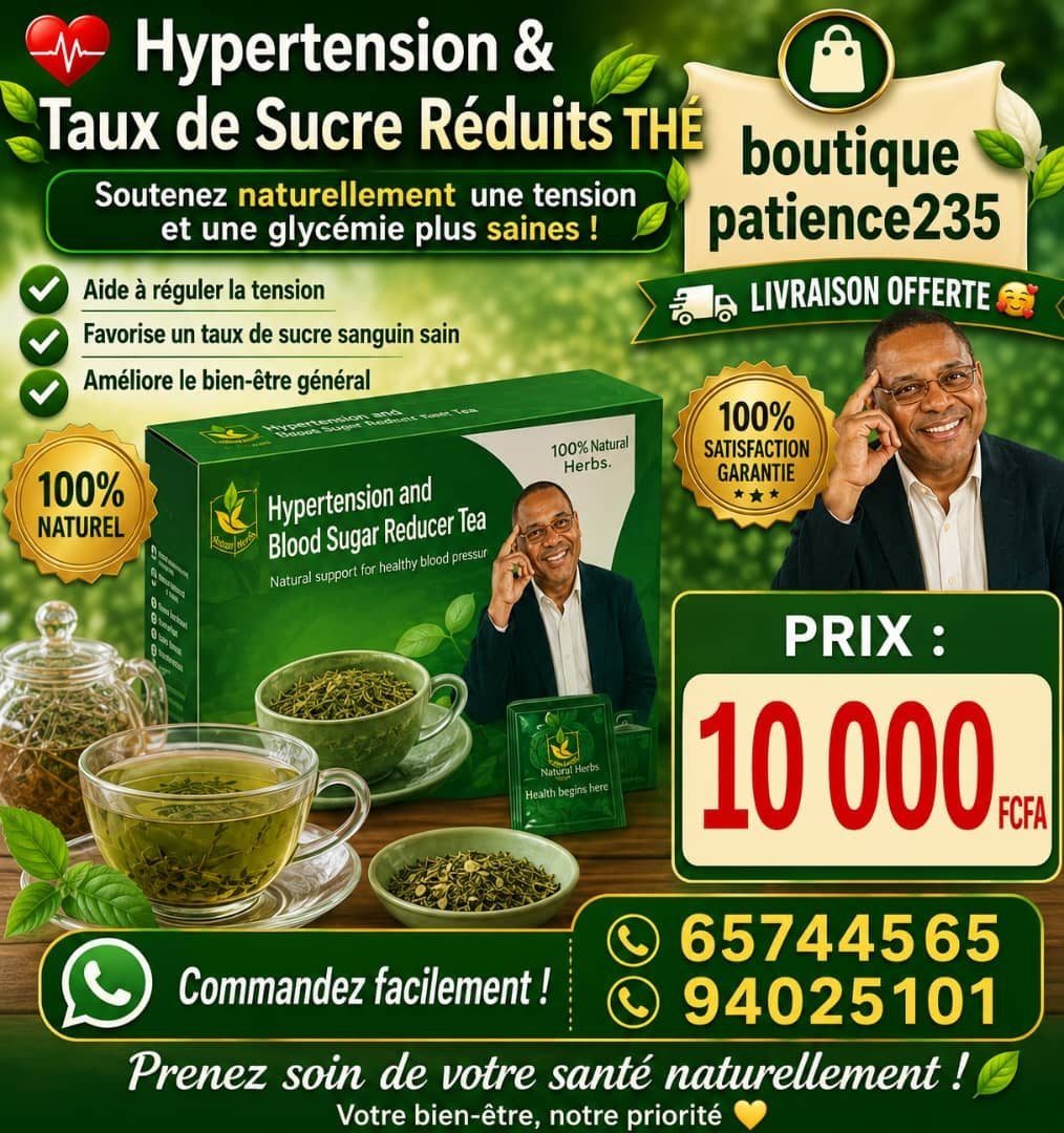 Hypertension et Taux de sucre réduit