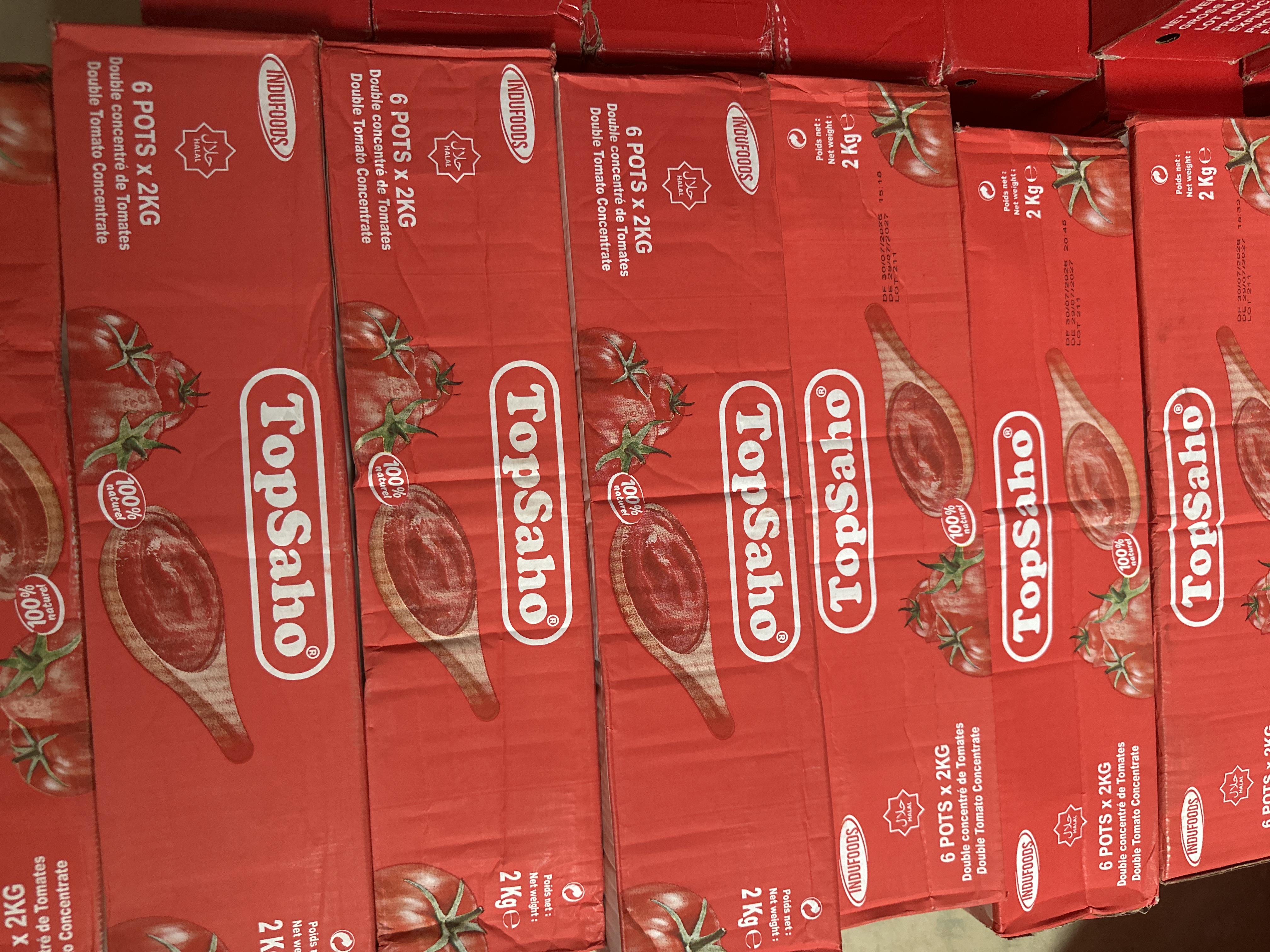 Pâte de tomate top saho