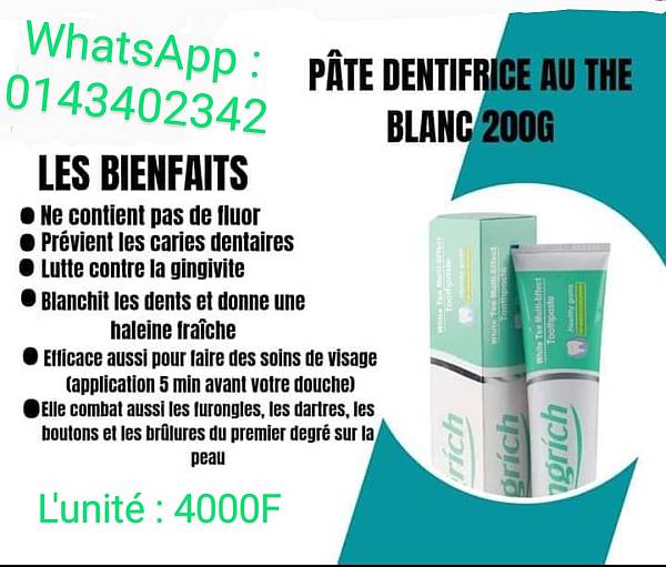 Dentifrice longrich multi effets