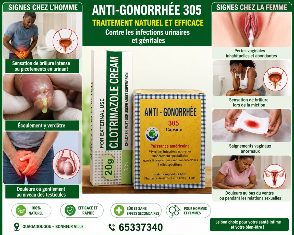 Anti gonorrhée ou sopisse tiim