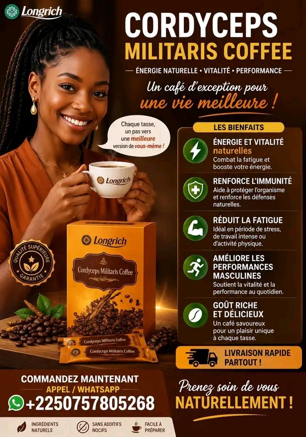 Café cordycept militaris longrich