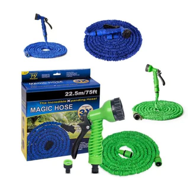 Tuyau d'Arrosage Extensible "Magic Hose" (22,5m / 75ft)