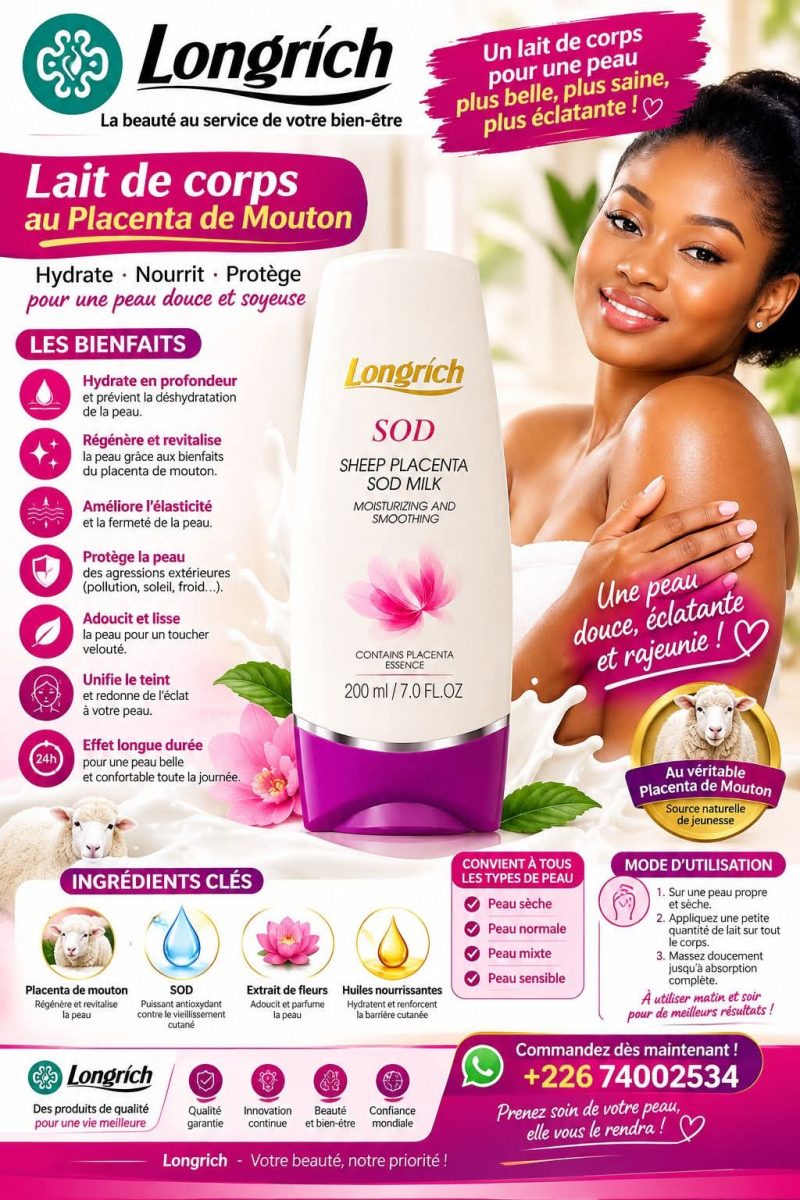Sod a basse de placenta de brebis de mouton
