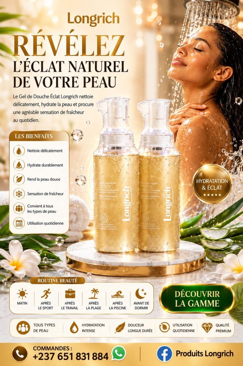 Gel or de longrich pour un peau eclatant