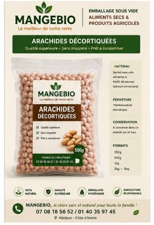 Arachides Décortiquées
