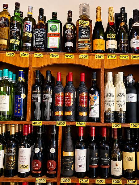 Des vins disponibles