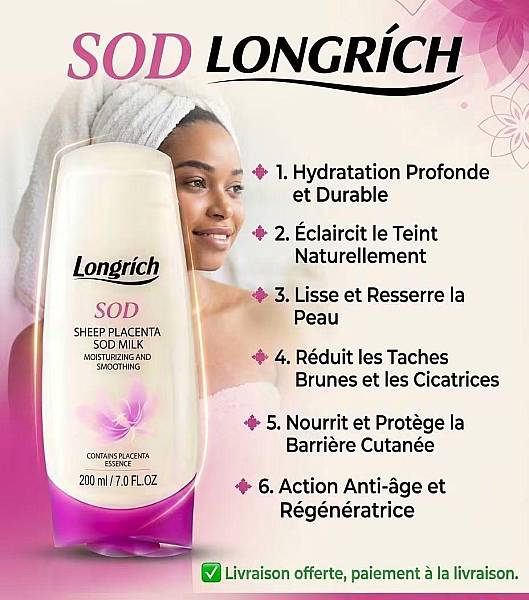 SOD Sheep Placenta SOD Milk (Lait de beauté au placenta de mouton)
