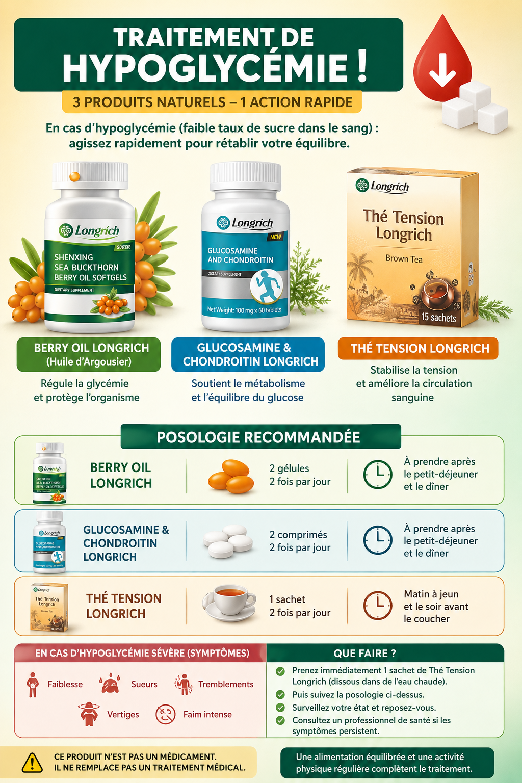 Traitement hypoglycémie