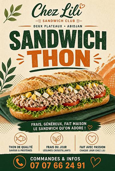 Sandwich au thon