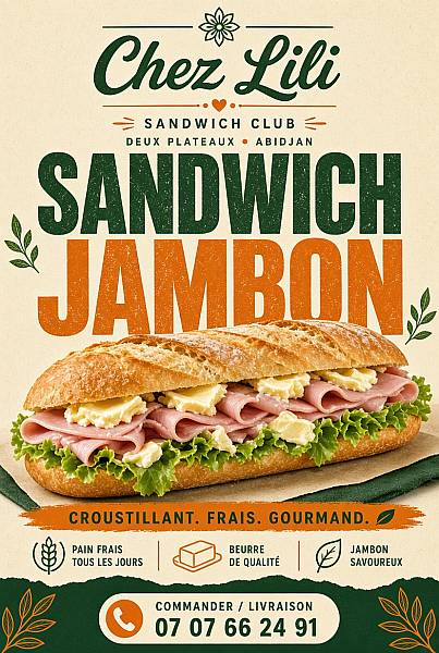 Sandwich au poulet