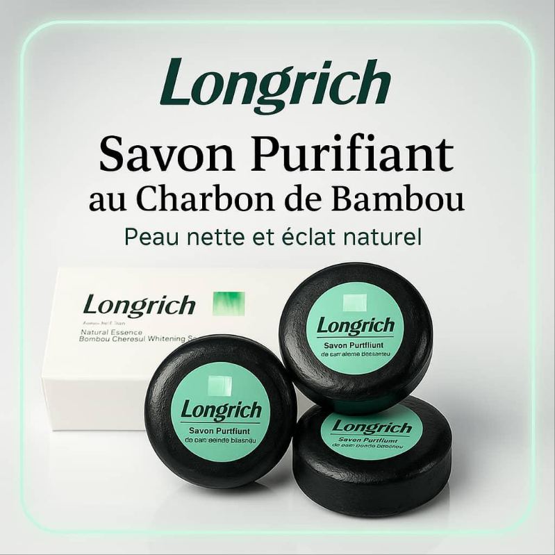 SAVON AU CHARBON DE BAMBOU