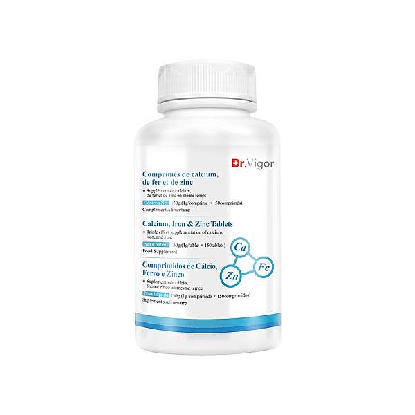 Calcium, Fer & Zinc Dr. Vigor