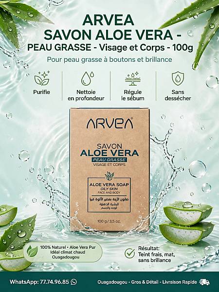 Savon aloé Vera ARVEA
