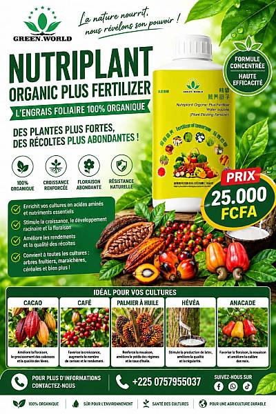 Nutriplant Organic Plus (Engrais biologique)
