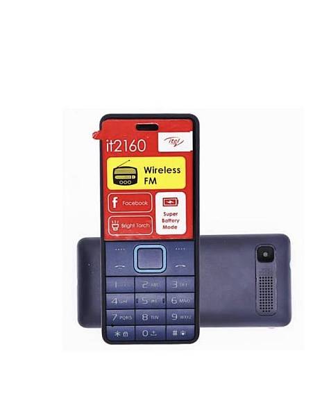 Itel 2160 - 2 SIM - Radio FM - Bluetooth- Caméra - MP3 Batterie 1000 MAH - N