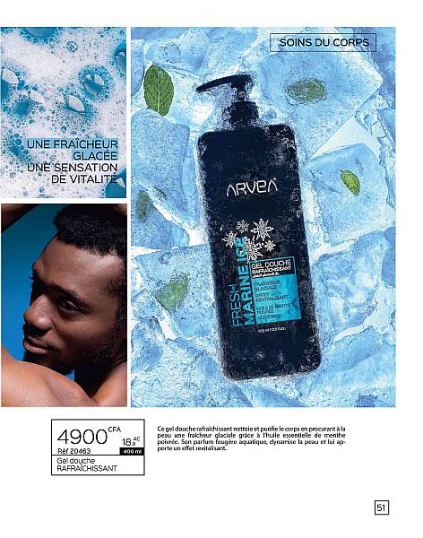 Gel Douche Marine Fresh Ice (400 ml)