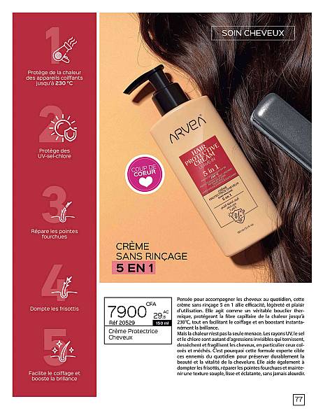 Crème Protectrice Cheveux 5 en 1 (150 ml)