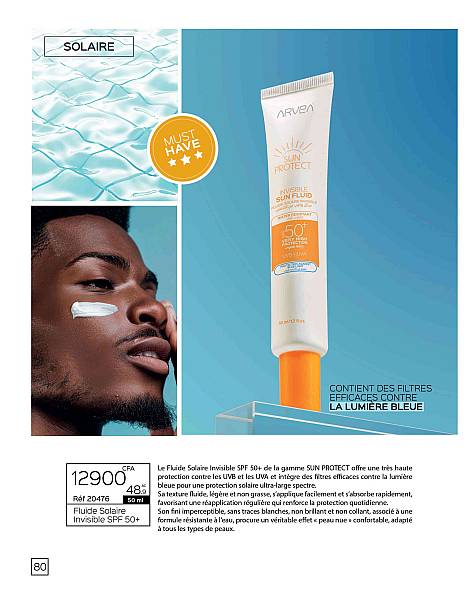 Fluide Solaire Invisible SPF 50+ (50 ml)
