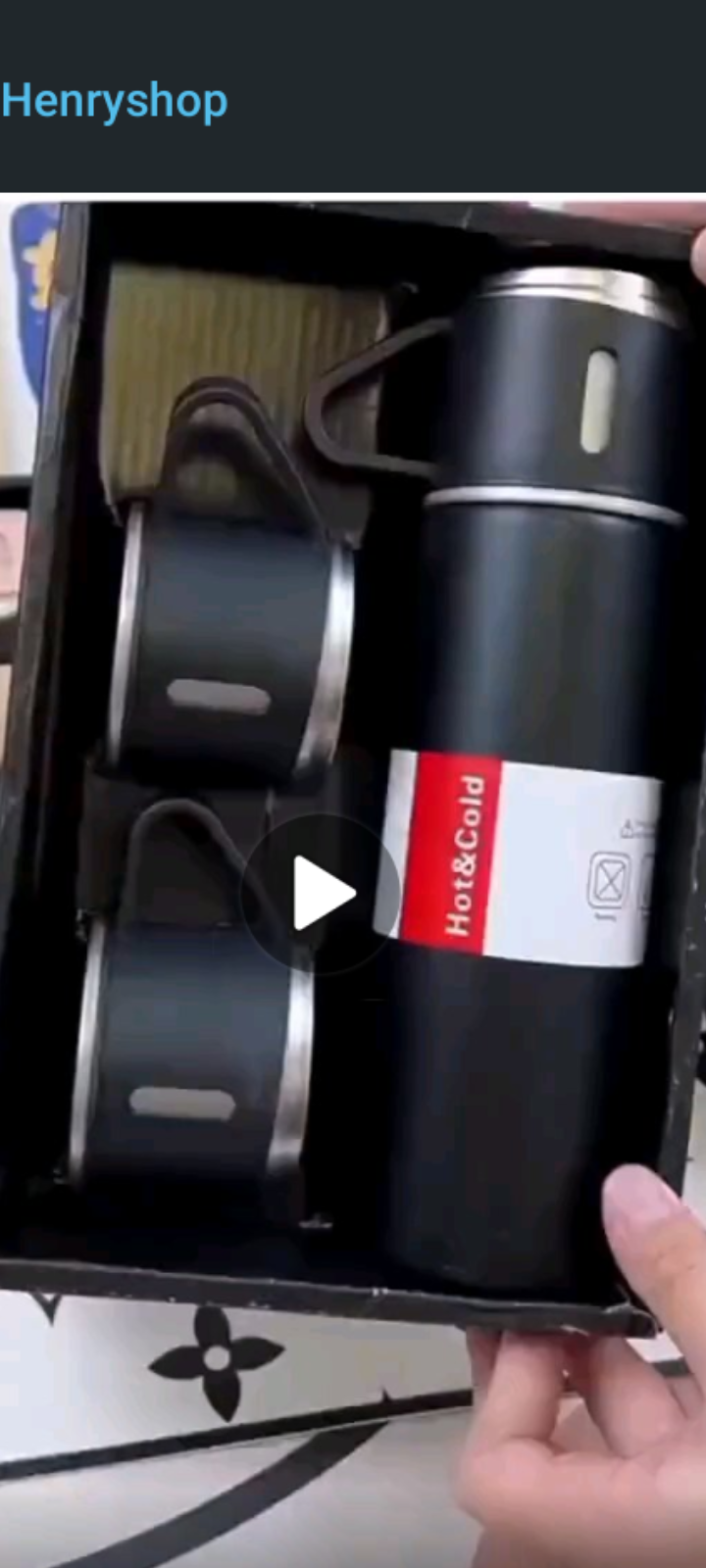 Thermos ensemble chaud et froid