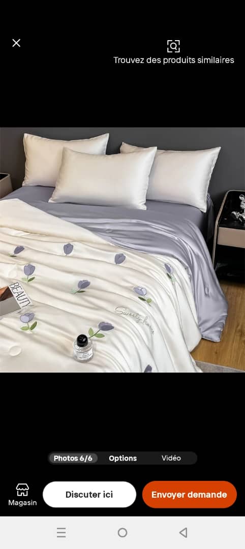 Couette et drap Parure de lit