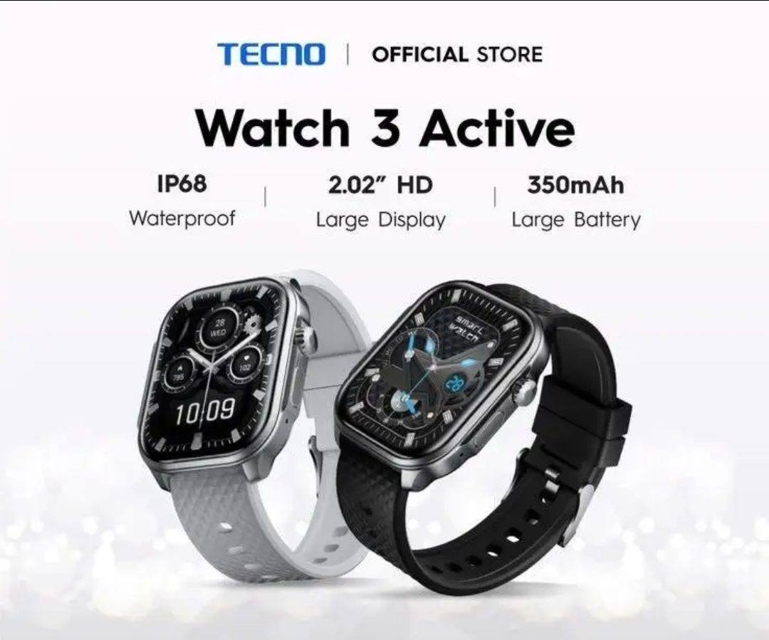 Montre tactile connectée Tecno watch 3 active USA Pure 💯🇺🇲