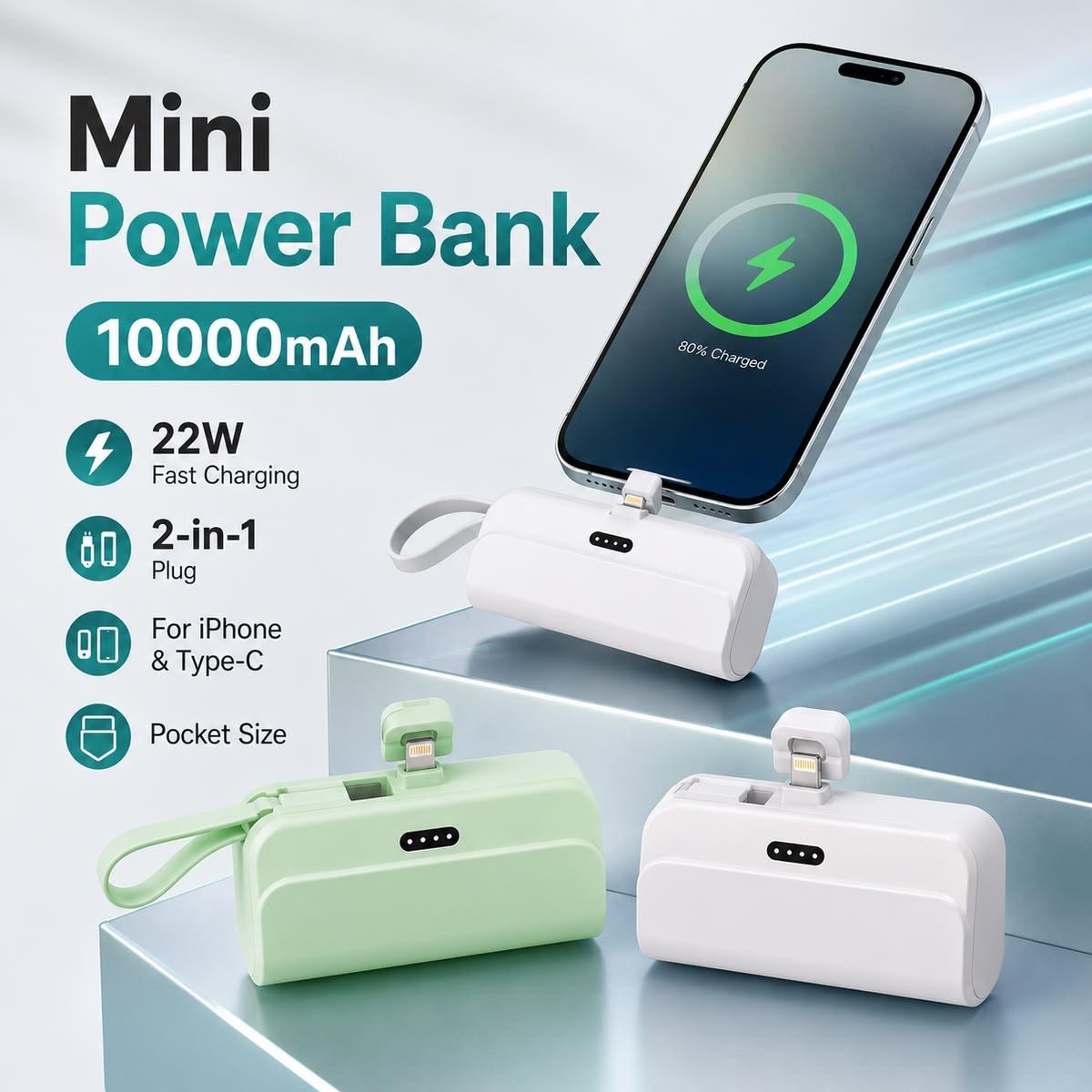 Mini Power Bank 10000 mAh