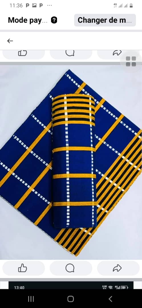 Danfani bleu jaune