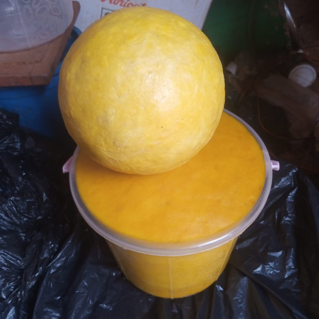 Pot de savon teint métisse