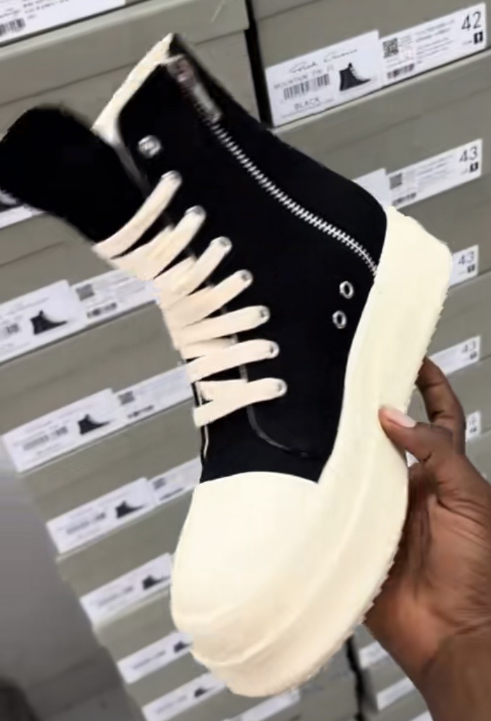Chaussures rick Owens